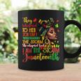 Junenth 1865 African Melanin Black History Girls Coffee Mug Gifts ideas