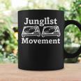 Junglist Movement ジャングルドラムとバスミュージックデザイン コーヒーマグ ギフトのアイデア