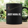 Just Hodl It、クリプトシャツ、暗号通貨、ビットコイン、ドッジ コーヒーマグ ギフトのアイデア