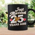 Just Married 25 Years Ago シルバーウェディング コーヒーマグ ギフトのアイデア