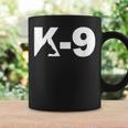 K9 ジャーマンシェパード ロゴデザイン K-9 退役軍人の日 コーヒーマグ ギフトのアイデア