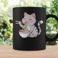 Kawaii Ramen Cat Neko Cute Anime Noodle Lover コーヒーマグ ギフトのアイデア