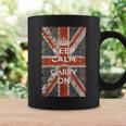 Keep Calm And Carry On Uk Flag コーヒーマグ ギフトのアイデア