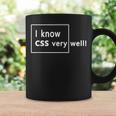 I Know Cssery Well 面白いプログラマー コーヒーマグ ギフトのアイデア