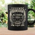 Legend Were Born In 1964 60歳の誕生日プレゼント 男性用 10月 コーヒーマグ ギフトのアイデア