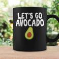 Let's Go アボカドユーモアジョーク ユニセックス アボカド中毒者 コーヒーマグ ギフトのアイデア