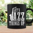 Let's Jazz Things Up 面白いサックス音楽サックスギフト コーヒーマグ ギフトのアイデア