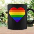 Lgbt レインボー・ハート・フラッグ ゲイ・バイ・ラブ・プライド月間 Lgbtq コーヒーマグ ギフトのアイデア