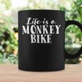 Life Is A Monkey Bike ゴリラバイク 漫画デザイン コーヒーマグ ギフトのアイデア