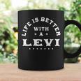 Life Is Better With A Levi Name 面白い皮肉なニックネーム コーヒーマグ ギフトのアイデア