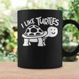 I Like Turtles かわいい 亀 愛 亀 海 動物 好き コーヒーマグ ギフトのアイデア