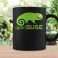 Linux Opensuse ラバーtシャツ タグライン&ロゴ オープンソースos コーヒーマグ ギフトのアイデア