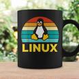 Linux レトロ ヴィンテージ ペンギン オタク ペンギン オペレーティング システム オタク コーヒーマグ ギフトのアイデア