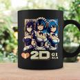 I Love 2D Girls ファニーメイド アニメ マンガ Manwha Waifu Otaku コーヒーマグ ギフトのアイデア