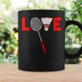 Love Badminton レトロバドミントンラバー コーヒーマグ ギフトのアイデア