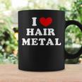 I Love Hair Metal I Heart Hair Metal コーヒーマグ ギフトのアイデア