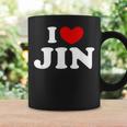 I Love Jin 私は愛する Jin コーヒーマグ ギフトのアイデア