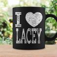 I Love Lacey バレンタイン ガールフレンド 女の子 娘 ハート 妻 コーヒーマグ ギフトのアイデア