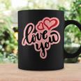 Love You Heart バレンタインデー 好きな人 パートナー 愛 コーヒーマグ ギフトのアイデア