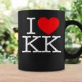 I Love ハート Kk コーヒーマグ ギフトのアイデア