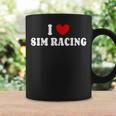 I Loveim Racing ゲームホイールレースシミュレーター シムレーサー コーヒーマグ ギフトのアイデア