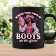 Where Them Fans At Boots On Da Ground Melanin Black Cowgirl Coffee Mug Gifts ideas Where Them Fans At Boots On Da Ground Melanin Black Cowgirl Coffee Mug Gifts ideas