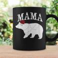 Mama Bear Xmas Buffalo Plaid Lights Matching Family Pajama コーヒーマグ ギフトのアイデア