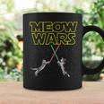 Meow Wars 猫シャツ 猫好きへの面白いギフト コーヒーマグ ギフトのアイデア