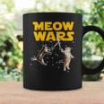 Meow Wars 猫好きのための面白いグラフィック コーヒーマグ ギフトのアイデア