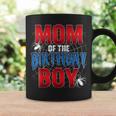 Mom Of The Birthday Boy Spider Web Birthday Party Matching Coffee Mug Gifts ideas