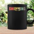 Natación Nadar Deporte Retro -Intage Brazada Nadador Taza de café Ideas de regalos