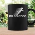 No Balance Girl スポーツとユーモアのための面白いパロディデザイン コーヒーマグ ギフトのアイデア