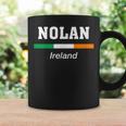 Nolan Irish Family Name 聖パトリックデー アイルランド国旗 コーヒーマグ ギフトのアイデア