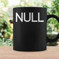 Null Computer サイエンスコード エラー ユーモア エンジニア コーヒーマグ ギフトのアイデア