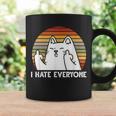 Odio A Todos Los Gatos Taza de café Ideas de regalos