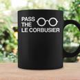 Pass The Le Corbusier Architect ホワイト コーヒーマグ ギフトのアイデア