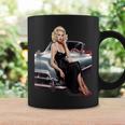 Pinup Girl ビンテージクラシックカー ホットロッド ロカビリー コーヒーマグ ギフトのアイデア