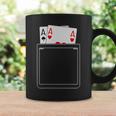 Pocket Aces Pokerpades & Heart 面白いポーカー ギフト コーヒーマグ ギフトのアイデア