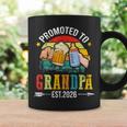 メンズ Promoted To Grandpa Est 2026 Dad To Be コーヒーマグ ギフトのアイデア