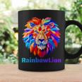 Rainbow Lion レインボー ライオン かっこいい おしゃれ コーヒーマグ ギフトのアイデア