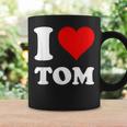 Red Heart I Love Tom コーヒーマグ ギフトのアイデア
