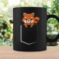 Red Panda In A Bag Cute Love レッドパンダバッグ コーヒーマグ ギフトのアイデア