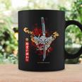 Redpider Lily And Japanese Anime Retro Oniamurai Mask コーヒーマグ ギフトのアイデア