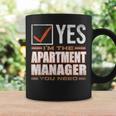 Retro Profession I'm The Apartment Manager コーヒーマグ ギフトのアイデア
