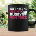 Rugby Don't Make Me Use My Rugby Momボイス。 長袖tシャツ コーヒーマグ ギフトのアイデア