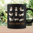 Shih Tzu ヨガシャツ シーズー ヨガポーズ 瞑想 コーヒーマグ ギフトのアイデア