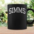 Simms Oklahoma Ok ビンテージ アスレチック スポーツデザイン コーヒーマグ ギフトのアイデア