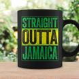 Straight Outta Jamaica ジャマイカ カリビアン レトロ レゲエ パーティー コーヒーマグ ギフトのアイデア