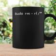 Sudo Rm-Rfおもしろいlinuxコーディング コーヒーマグ ギフトのアイデア