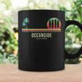 Surfista Californiaurf Oceanside ヴィンテージサーフボード コーヒーマグ ギフトのアイデア